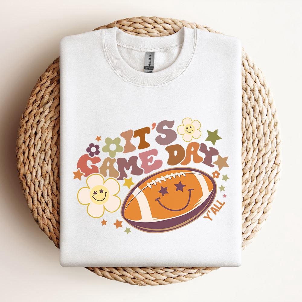 It’S Game Day Y’All Sweatshirt, Mother Sweatshirt, Sweatshirt For Mom, Mum Sweatshirt