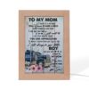 It’S Not Easy From Son To Mum Frame Lamp, Picture Frame Light, Frame Lamp, Mother’s Day Gifts