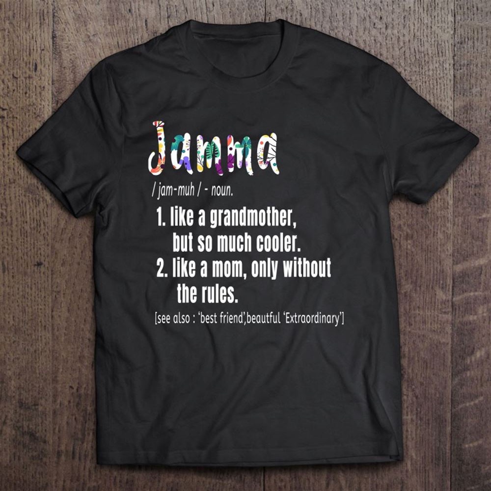 Jamma Definition Gift Grandmother T-Shirt, Mother’s Day Shirts, T Shirt For Mom