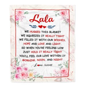Lala Blanket From Grandkids Granddaughter Grandson We&hellip;