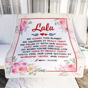 Lala Blanket From Grandkids Granddaughter Grandson We&hellip;