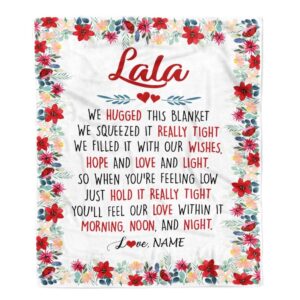 Lala Blanket From Grandkids Grandson Granddaughter We&hellip;