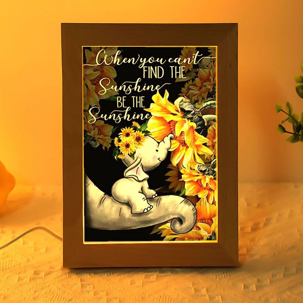 Lh Elephant Frame Lamp Mom To Daughter Be The Sunshine, Picture Frame Light, Frame Lamp, Mother’s Day Gifts