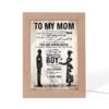 Lh Elephant Frame Lamp Mom To Daughter Be The Sunshine, Picture Frame Light, Frame Lamp, Mother’s Day Gifts