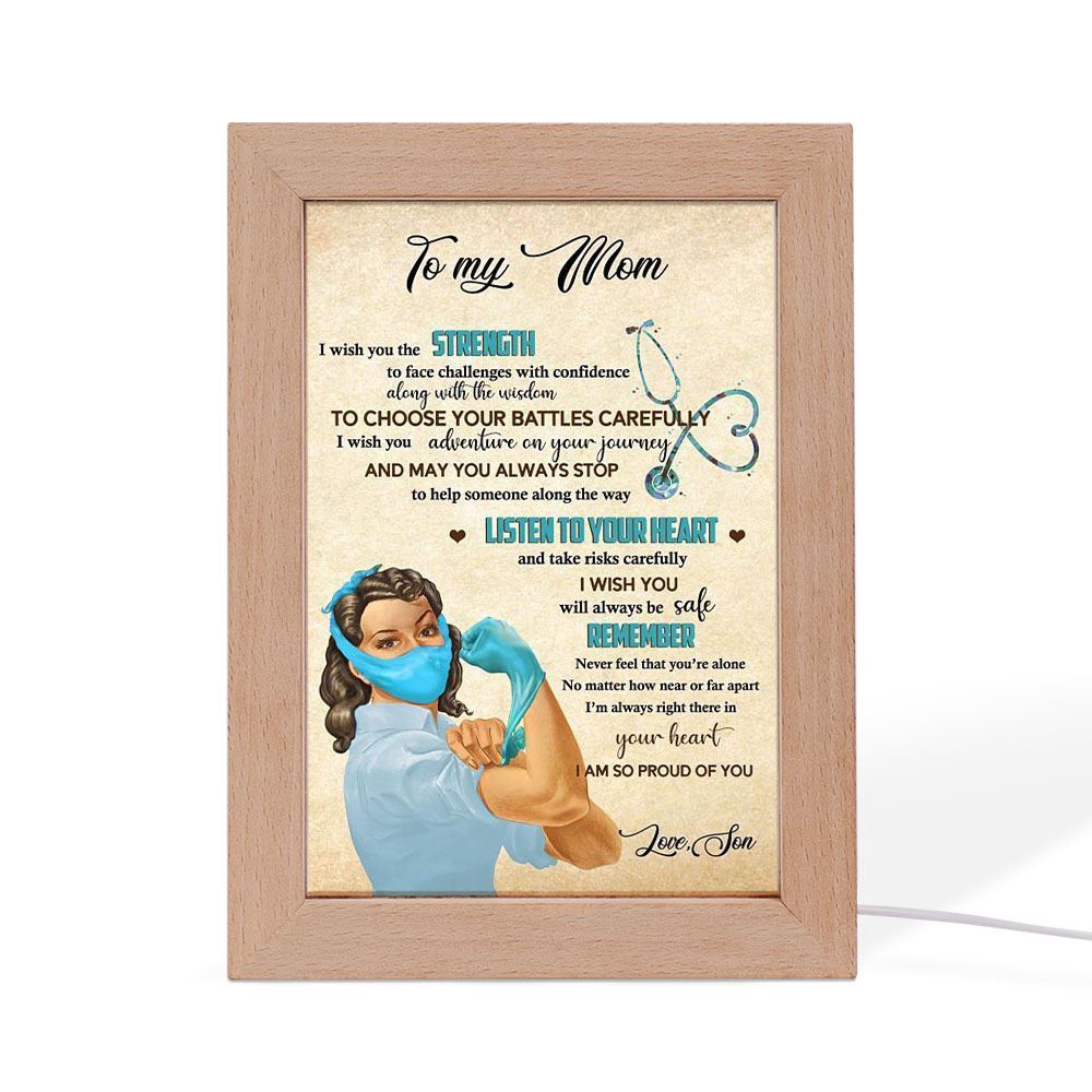 Listen To Your Heart Frame Lamp, Picture Frame Light, Frame Lamp, Mother’s Day Gifts