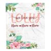 Lolly Blanket From Grandkids Granddaughter Grandson We Love You Grandparent, Personalized Blanket For Mom, Mother’s Day Gifts Blanket