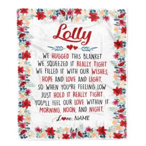 Lolly Blanket From Grandkids Grandson Granddaughter We&hellip;