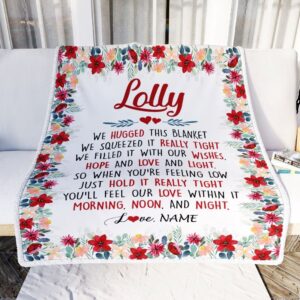 Lolly Blanket From Grandkids Grandson Granddaughter We&hellip;