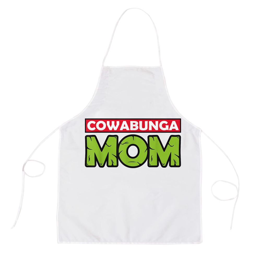 Mademark X Teenage Mutant Ninja Turtles Cowabunga Mom Mothers Day Apron, Mothers Day Apron, Mother’s Day Gifts