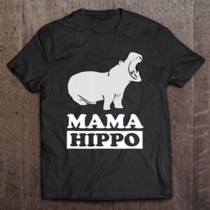 Mama Hippo Animal Mother Mom Gift T-Shirt,&hellip;