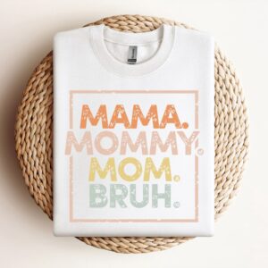 Mama Mommy Mom Bruh Sweatshirt, Mother Sweatshirt,&hellip;