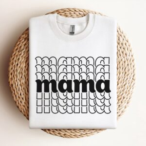 Mama Stacked Sweatshirt, Mother Sweatshirt, Sweatshirt For&hellip;