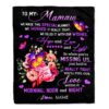 Mamaw Blanket From Grandkids Granddaughter Grandson We Love You Grandparent, Personalized Blanket For Mom, Mother’s Day Gifts Blanket