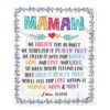 Mawmaw Blanket From Granddaughter Grandson Thank You For The Love, Personalized Blanket For Mom, Mother’s Day Gifts Blanket