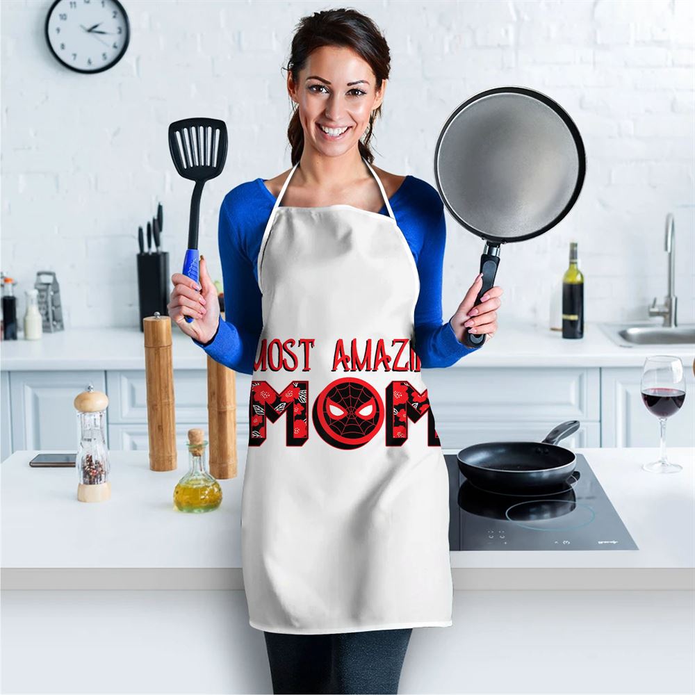Marvel Mothers Day Spiderman Most Amazing Mom Apron, Mothers Day Apron, Mother’s Day Gifts Marvel Mothers Day Spiderman Most Amazing Mom Apron, Mothers Day Apron, Mother’s Day Gifts