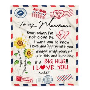 Mawmaw Blanket From Grandkids Love Big Hug&hellip;