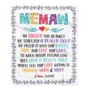 Memaw Blanket From Kids We Hugged This Blanket Mail Letter, Personalized Blanket For Mom, Mother’s Day Gifts Blanket