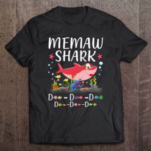 Memaw Shark Shirt, Funny Mother’s Day Floral&hellip;