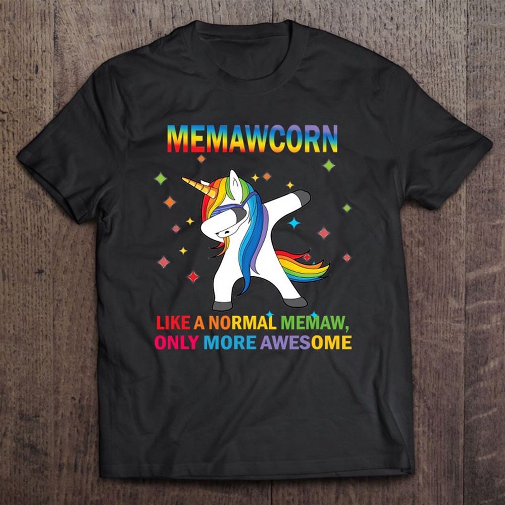 Memawcorn Dabbing Unicorn Memaw Funny Mothers Day T-Shirt, Mother’s Day Shirts, Mother’s Shirts