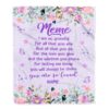 Meme Blanket From Granddaughter Grandson Thank You For The Love, Personalized Blanket For Mom, Mother’s Day Gifts Blanket