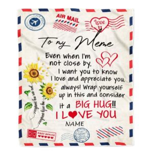 Meme Blanket From Grandkids Love Big Hug&hellip;