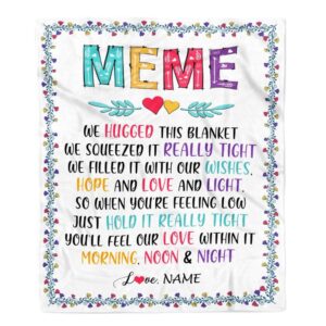 Meme Blanket From Grandkids We Hugged This&hellip;