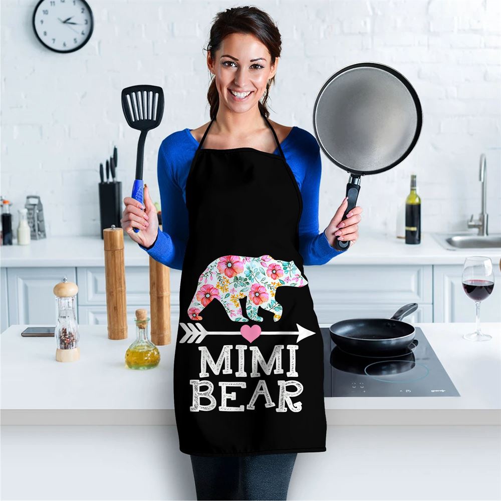 Mimi Bear Mom Grandma Floral Happy Mothers Day tee Apron, Aprons For Mother’s Day, Mother’s Day Gifts Mimi Bear Mom Grandma Floral Happy Mothers Day tee Apron, Aprons For Mother’s Day, Mother’s Day Gifts