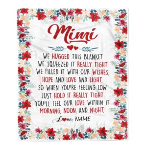 Mimi Blanket From Grandkids Grandson Granddaughter We&hellip;