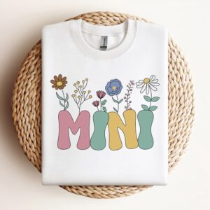 Mini Flowers Sweatshirt, Mother Sweatshirt, Sweatshirt For&hellip;