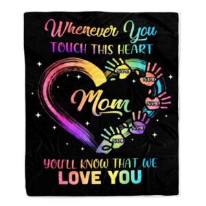 Mom Blanket From Daughter Son We Love&hellip;