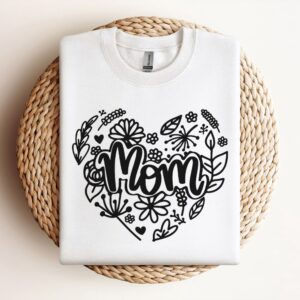 Mom Floral Heart Sweatshirt, Mother Sweatshirt, Sweatshirt&hellip;