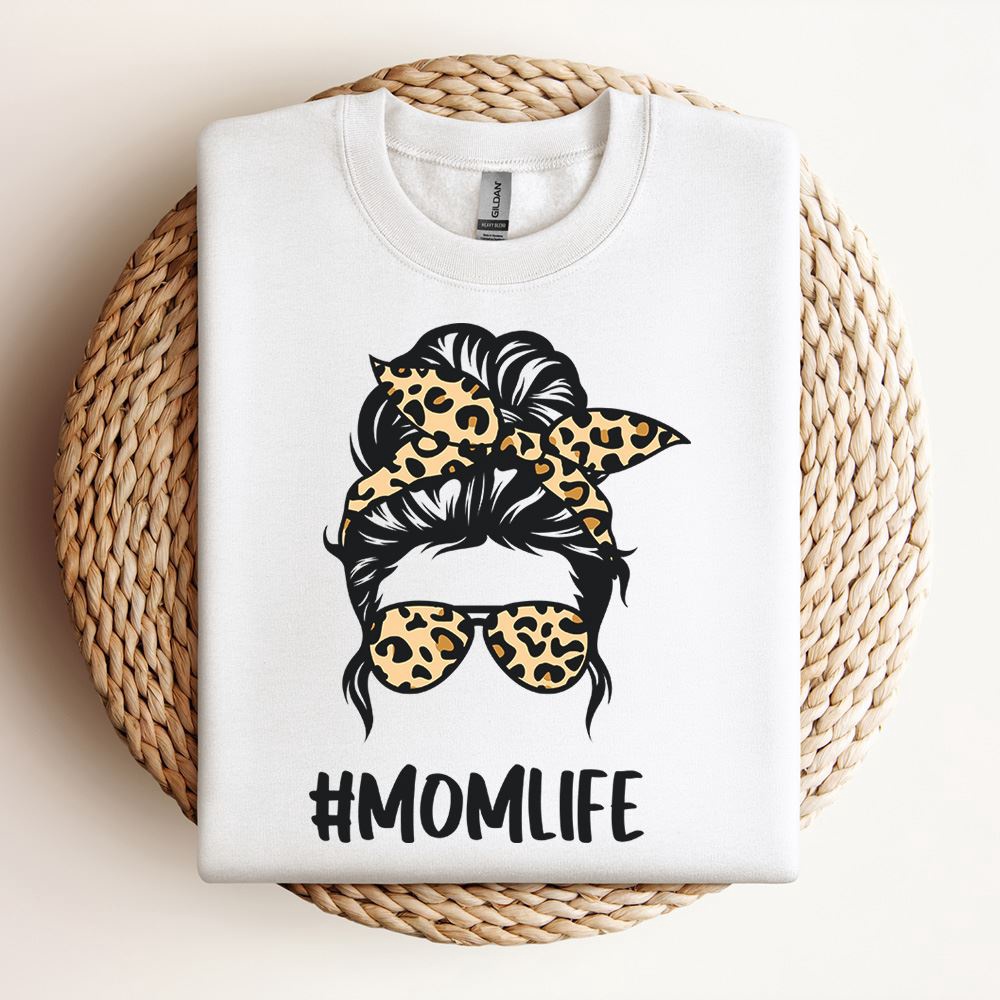 Mom Life Leopard Sweatshirt, Mother Sweatshirt, Sweatshirt For Mom, Mum Sweatshirt