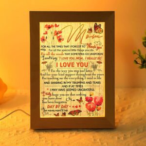 Mom, Thank You For Everything Frame Lamp&hellip;