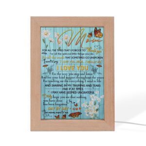 Mom, Thank You For Everything Frame Lamp,&hellip;