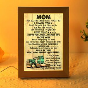 Mom, Thank You For Everything Truck Frame&hellip;