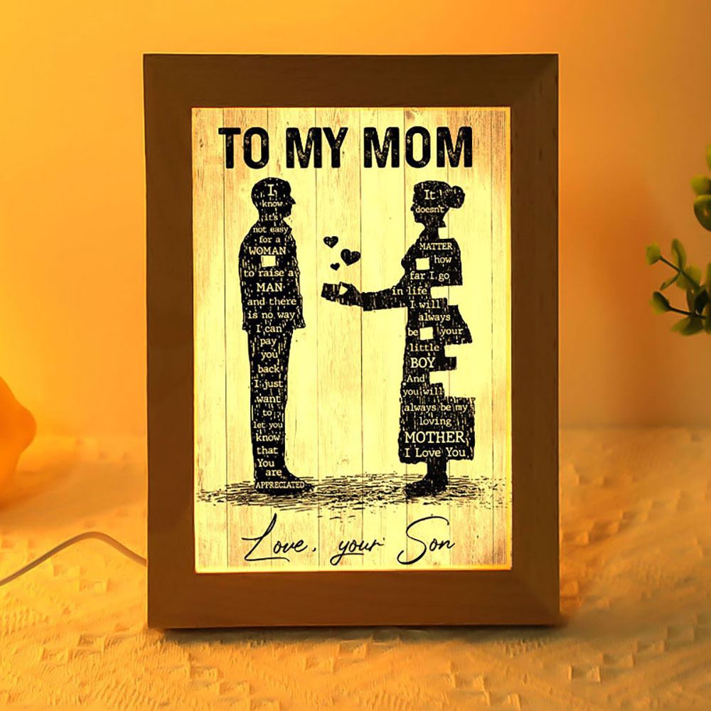 Mom You’Re Appreciated Frame Lamp, Picture Frame Light, Frame Lamp, Mother’s Day Gifts