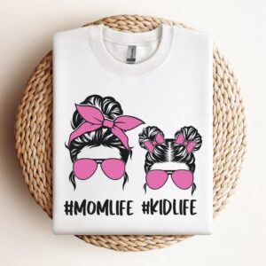 Momlife Kidlife Pink Sweatshirt, Mother Sweatshirt, Sweatshirt&hellip;