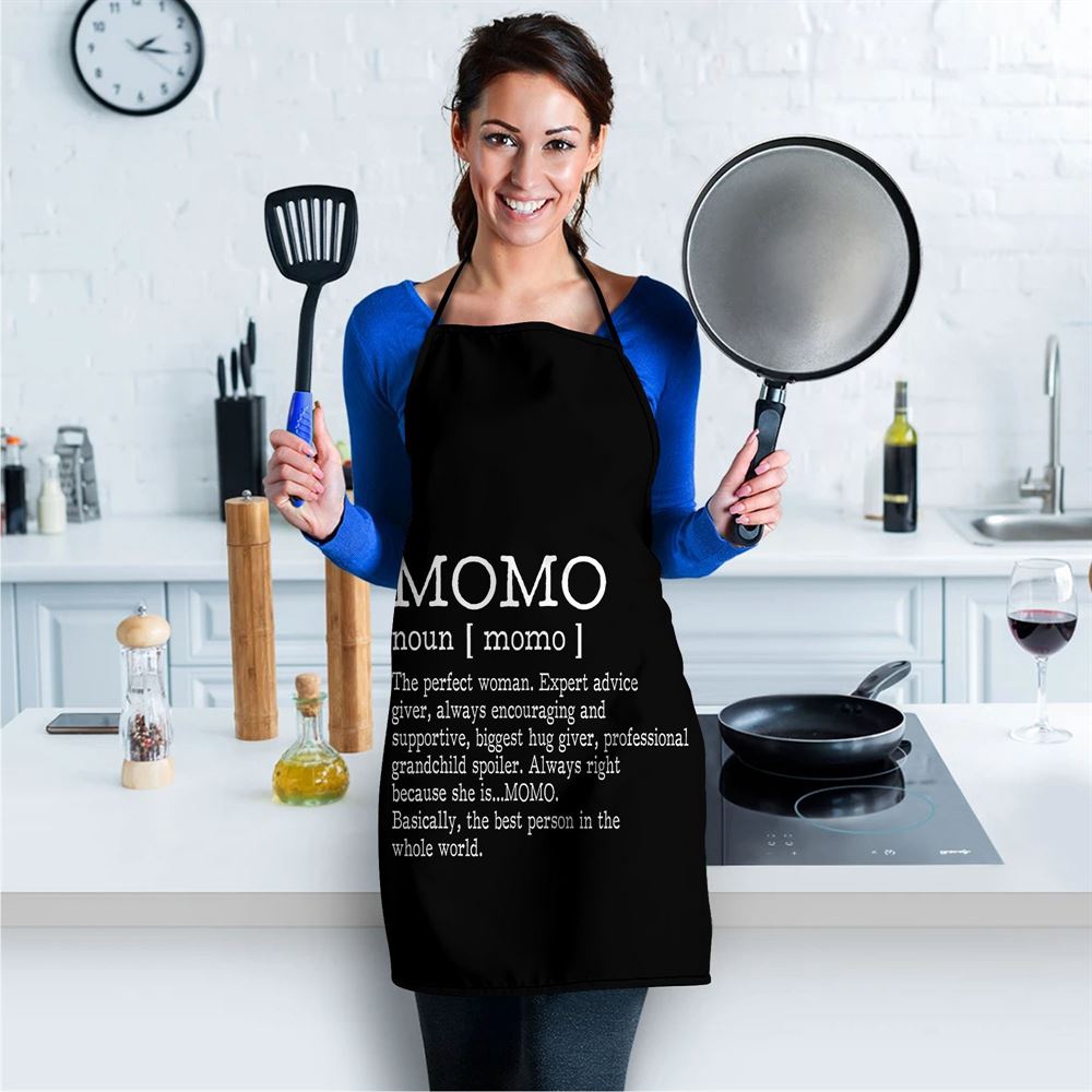 Momo Definition Grandma Mother Day Gifts Women Apron, Aprons For Mother’s Day, Mother’s Day Gifts