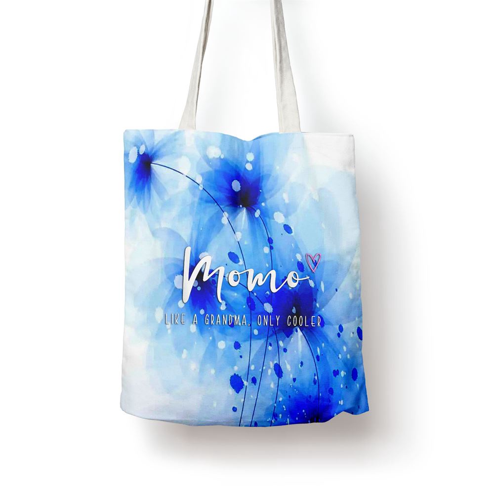 Momo Like A Grandma Only Cooler Mothers Day Tote Bag, Mom Tote Bag, Tote Bags For Moms, Gift Tote Bags
