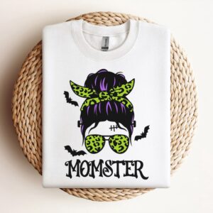 Momster Messy Bun Sweatshirts, Mother Sweatshirt, Sweatshirt&hellip;