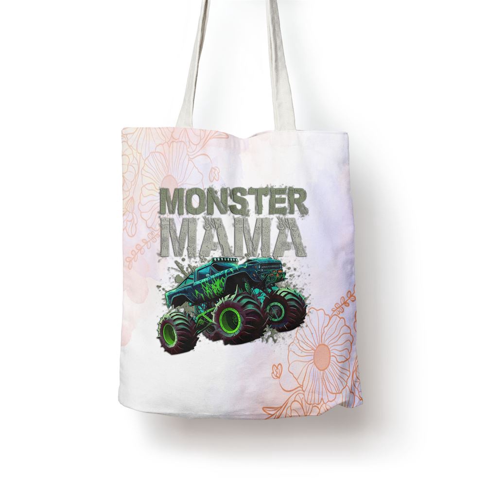 Monster Truck Mama Family Matching Monster Truck Lovers Tote Bag, Mom Tote Bag, Tote Bags For Moms, Mother’s Day Gifts