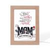 Mother I Know That Its Not Easy Personalized Frame Lamp, Picture Frame Light, Frame Lamp, Mother’s Day Gifts