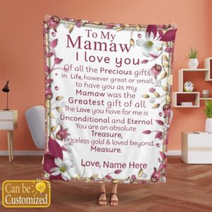 Mother’s Day Blanket For Grandma Mamaw Have&hellip;