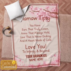 Mother s Day Blanket For Grandma Mawma Tipsy Love You To Infinity Beyond Blanket Gift For Grandma Blankets For Mothers Day 9 vguf91.jpg