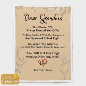 Mother s Day Blanket For Grandma This Blanket Will Always Remind You Of Us Blanket Gift For Grandma Blankets For Mothers Day 2 zidhtv.jpg