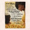 Mother’s Day Blanket For Mom Blessed To Have A Mom Like You Blanket, Blankets For Mothers Day