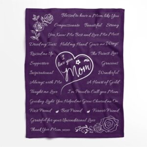 Mother’s Day Blanket For Mom Blessed To&hellip;