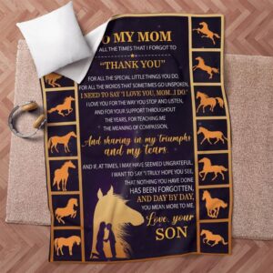 Mother s Day Blanket For Mom For All The Times That I Forgot To Thank You Blanket Horse Blanket Blankets For Mothers Day 9 wssj3z.jpg