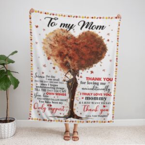 Mother’s Day Blanket For Mom From Daughter&hellip;