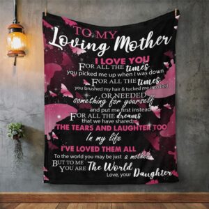 Mother’s Day Blanket For Mom I Love&hellip;